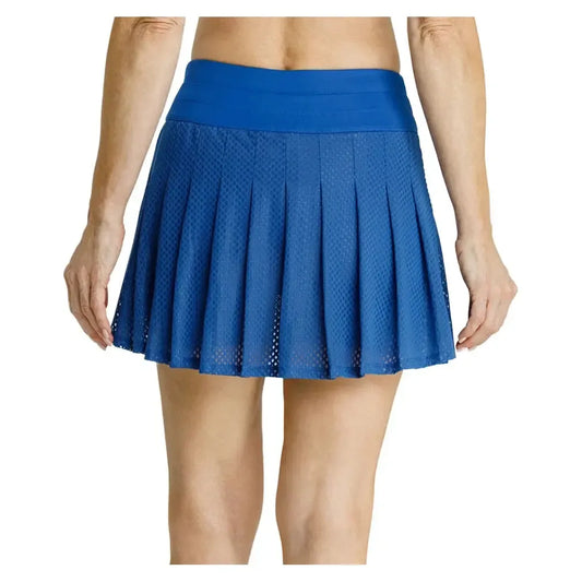 Women's Kelli 14.5 Inch Pleated Pickleball Skort Monaco Blue
