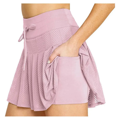 Women's Kelli 14.5 Inch Pleated Pickleball Skort Lavender Mist