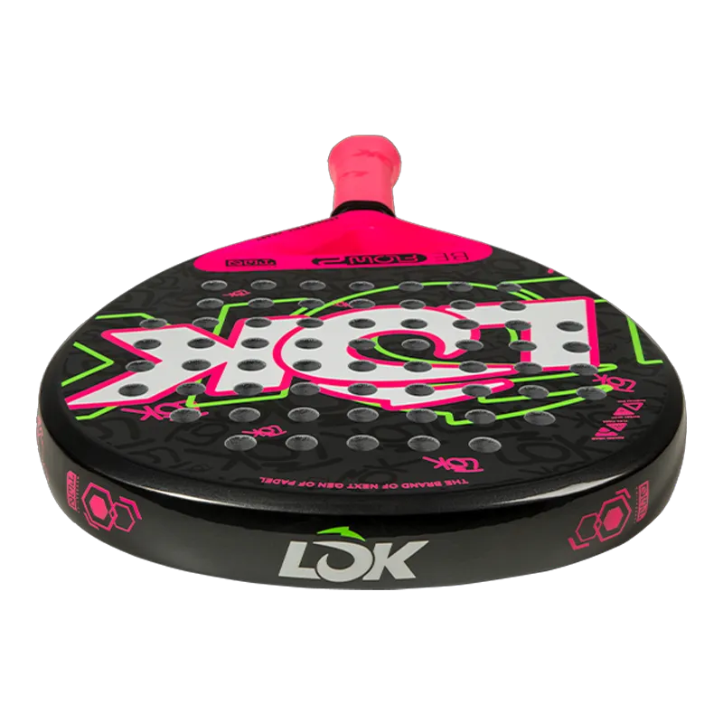LOK Be Flow Gen 2 Pink/Green 2026 Padel Racket