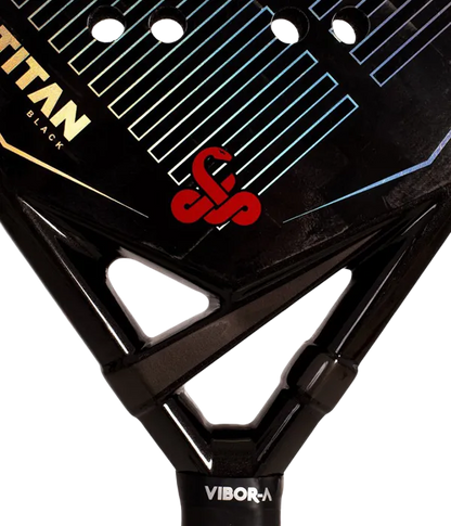VIBOR-A Titan 15K Black Twill 2026 Padel Racket