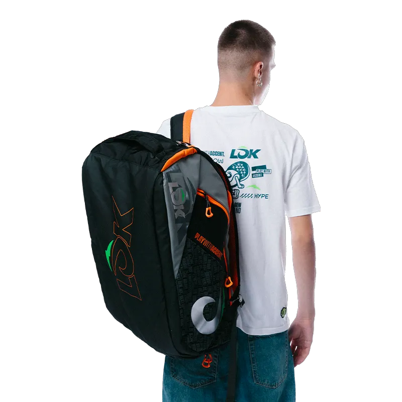 Padel Bag  LOK Maxx Gen 2 Black/Orange 2026