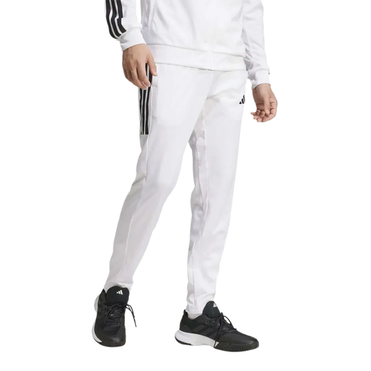 Pantalon Largo Adidas 3S Knit Blanco