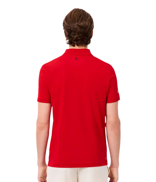 Polo Lacoste Tennis x Novak Djokovic Rojo 2025