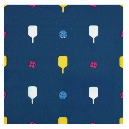 Pickleball Cocktail Napkins Navy
