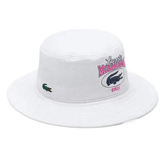 Men's Miami Open Bucket Tennis Hat-Apparel-Lacoste-RK8637-S25-001-Tennis Express