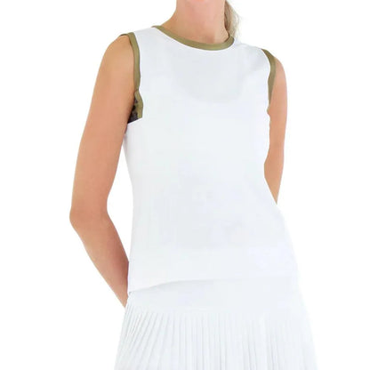 Women's New Harper Tennis Tank White and Camo-Apparel-Inphorm-S24004-0442H24_96859c91-0360-4e09-a421-8d490a6e1489-Tennis Express