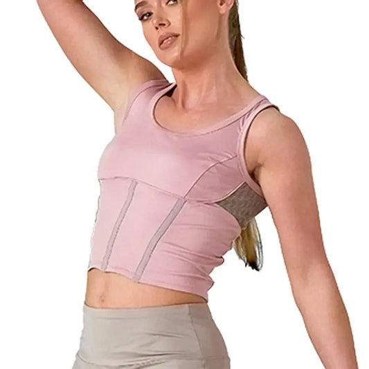 Women's Mai Tennis Tank Dusty and Latte
