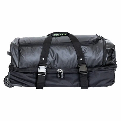 Tour Tennis Travel Bag with Wheels Black and Green