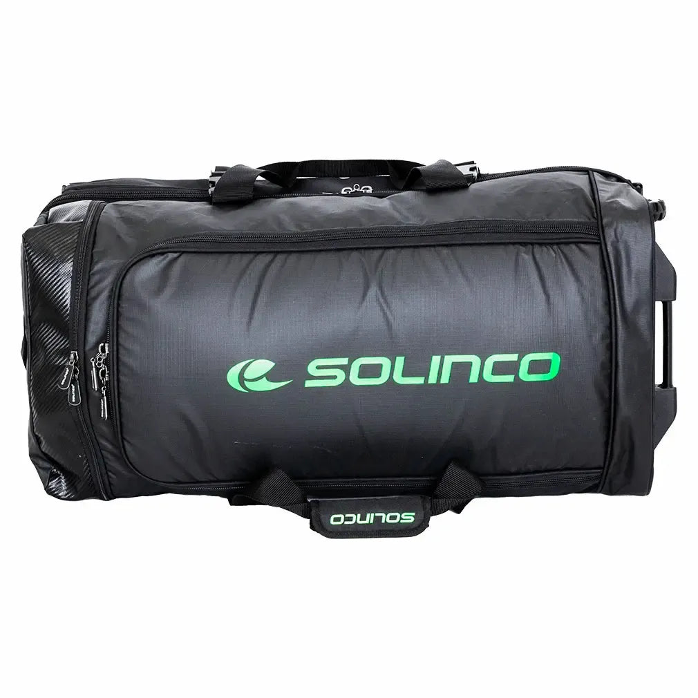 Tour Tennis Travel Bag with Wheels Black and Green