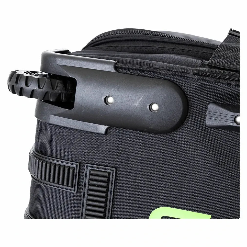 Tour Tennis Travel Bag with Wheels Black and Green