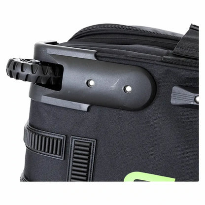 Tour Tennis Travel Bag with Wheels Black and Green