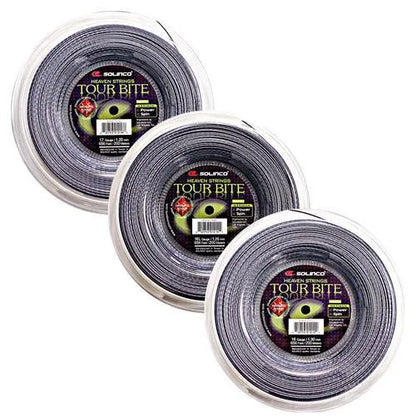 Tour Bite Diamond Rough Tennis String Reel Silver