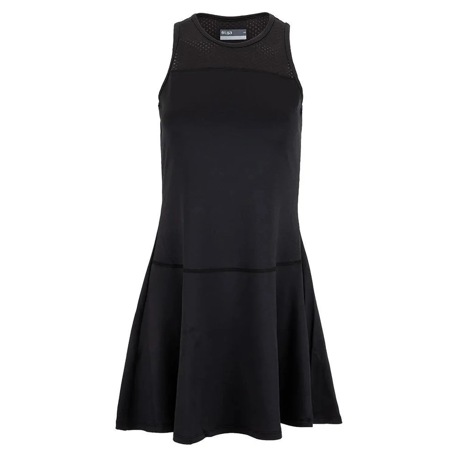 Women's Breeze Tennis Dress-Apparel-Lija-SS-3205BWBU21-Black-Tennis Express