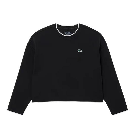 Sudadera Lacoste Con Relieve Negro 2025