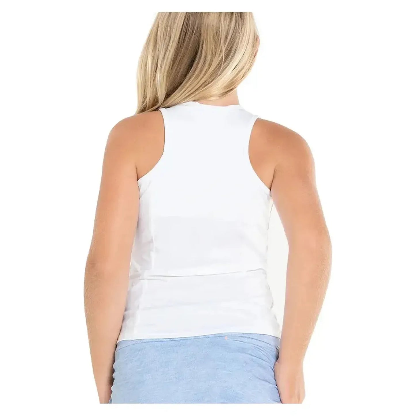 Girls' V-Neck Cutout Tennis Tank