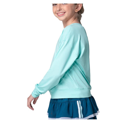 Girls' Hype Long Sleeve Tennis Top Capri
