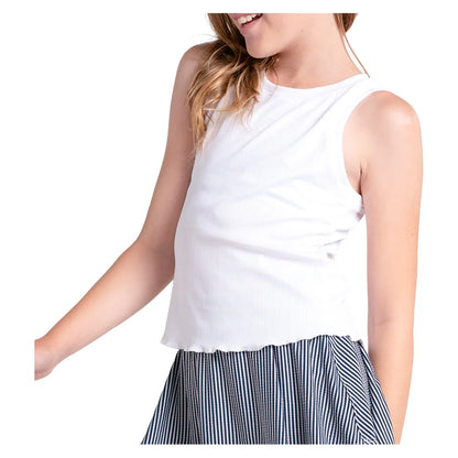 Girls' Flutterline Tennis Tank