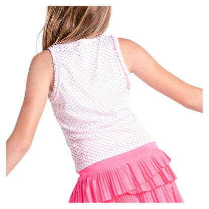 Girls' Poppy Dot Tennis Tank