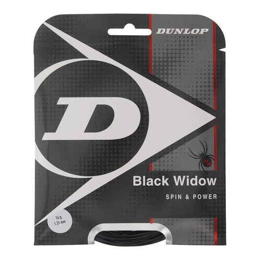 Black Widow Tennis String-Strings-Dunlop-T6246-SET-16g-Tennis Express