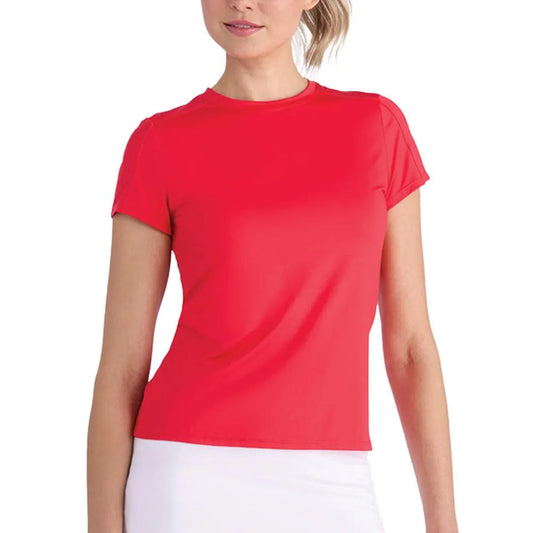 Women's Ketra Short Sleeve Tennis Top Firefly-Apparel-Tail-TA3138-8008S25-1-[Sku]-Tennis Express
