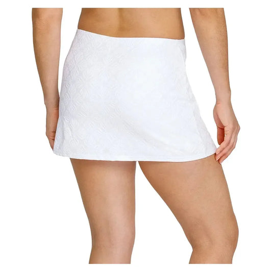 Women's Indra 13.5 Inch Tennis Skort Crystal Jacquard
