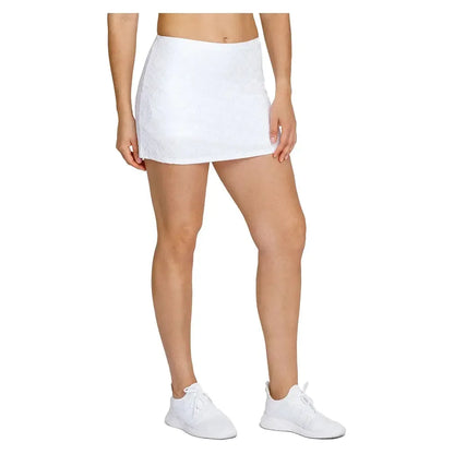 Women's Indra 13.5 Inch Tennis Skort Crystal Jacquard