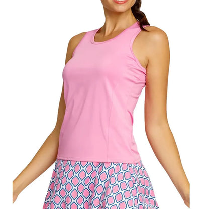 Women's Arianda Racerback Tennis Tank Fuchsia Pink