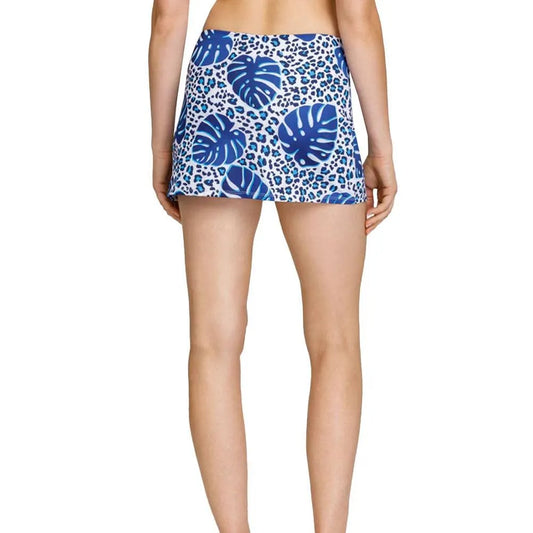 Women's Indra 13.5 Inch Tennis Skort Leo Palm-Apparel-Tail-TC6164-T576-1-Tennis Express