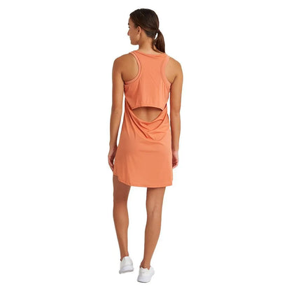 Women's Draped Back Performance Tennis Dress