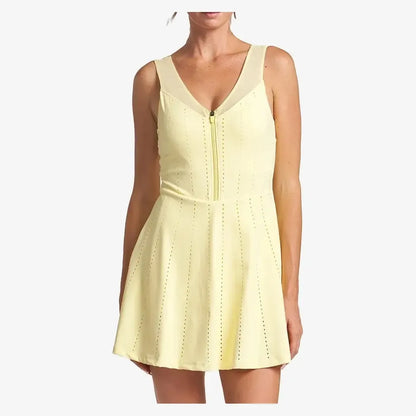 Women's Endure Perforated Zip Tennis Dress-Apparel-Thrive Societe-TD9024024-U25-M-Tennis Express