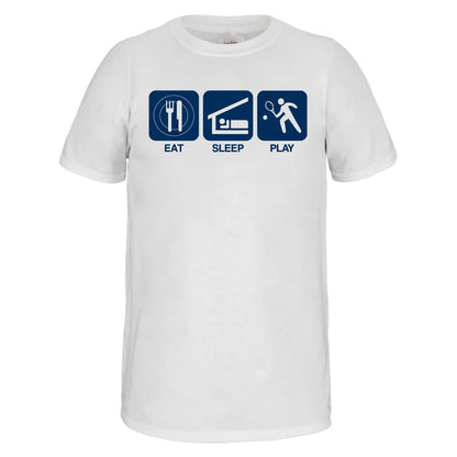 Eat Sleep Play Tennis Performance Tee White-Apparel-TENNIS EXPRESS-TEPLAYBL-1.1-250498Tennis Express