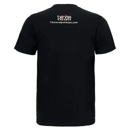 Women's Play Pink Tennis Tee Black (Size Small)