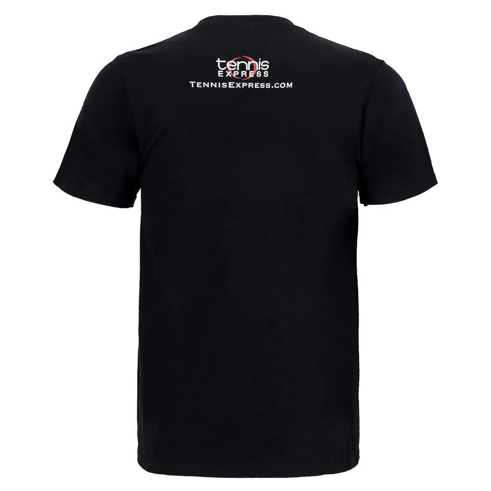 Unisex Tennis Express Performance Tee Black
