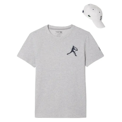 Men's Novak Djokovic Fan Tennis Capsule-Apparel-Lacoste-TH1044-F25-Silverx-Tennis Express