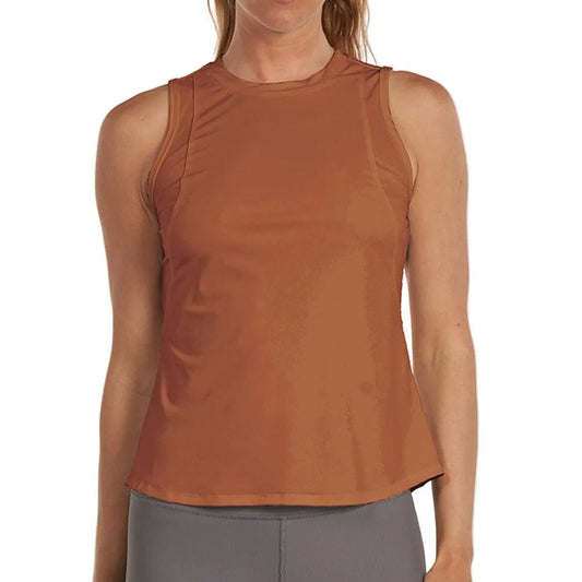 Women's Performance Tennis Tank-Apparel-Thrive Societe-TK4022120-NUTSHELL-Tennis Express