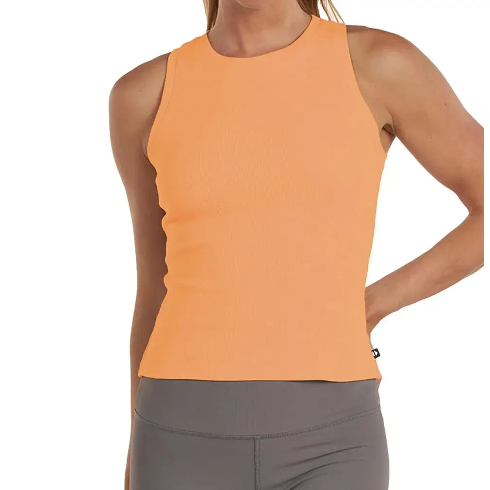 Women's Classic Crew Neck Tennis Tank Nectarine-Apparel-Thrive Societe-TK4039974_NECTARINE-Tennis Express