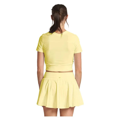 Women's Double-V Crop Tennis Top