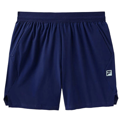 Men's Center Court Ace Swift 7 Inch Tennis Short Skipper Blue-Apparel-Fila-TM511113-400S25-1_7b02f4eb-6a4d-4cf9-96a7-626a74f5a555-Tennis Express