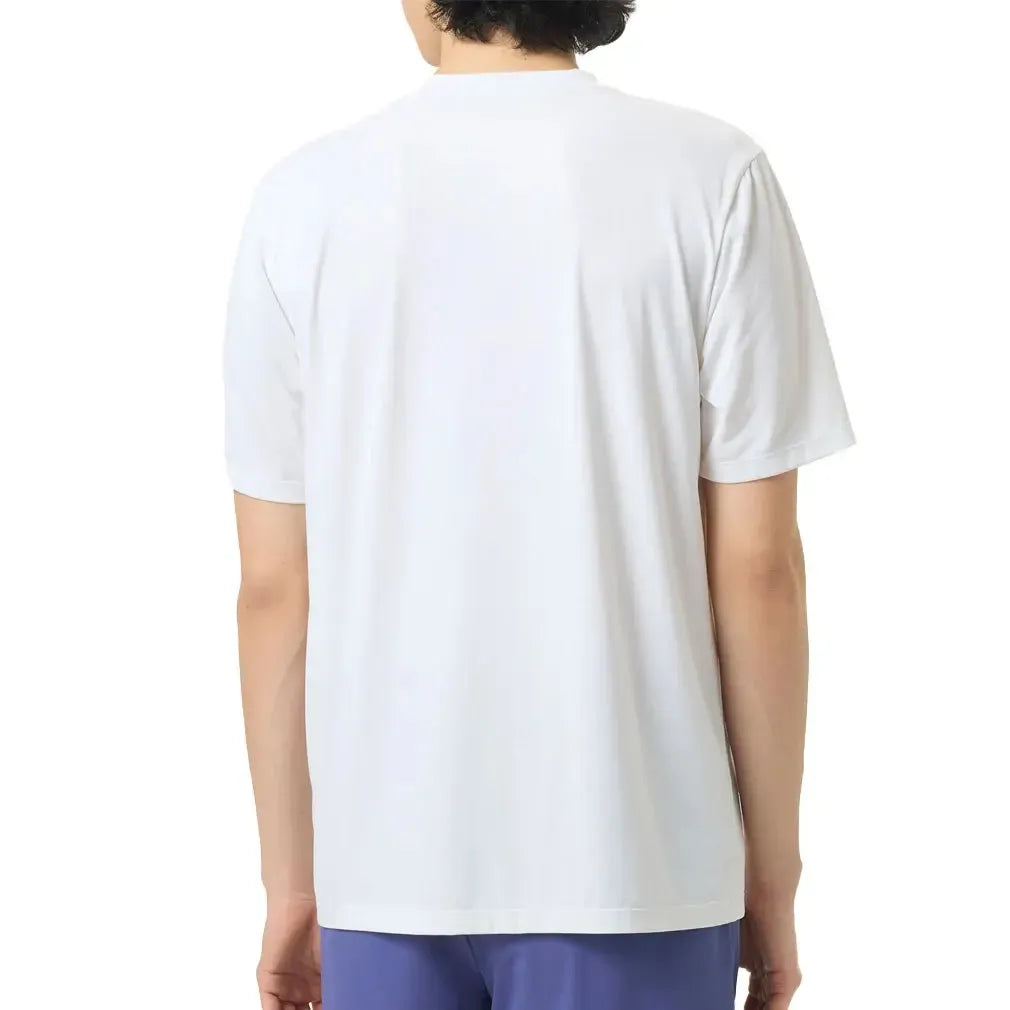 Men's Cross Court Challenger Mesh Tennis Top White