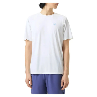 Men's Cross Court Challenger Mesh Tennis Top White