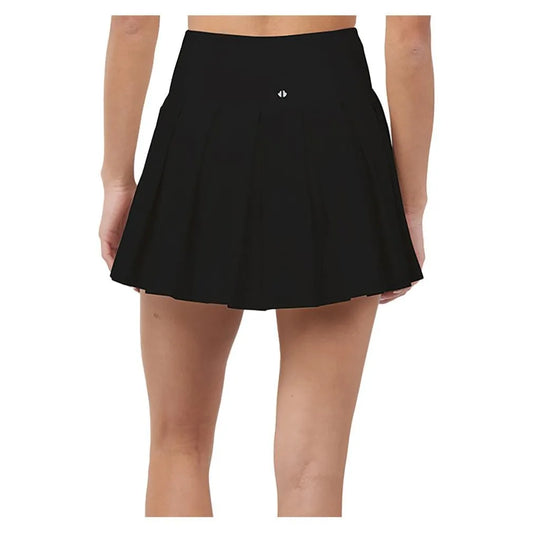 Women's Endure Piped Pleated Tennis Skort Black