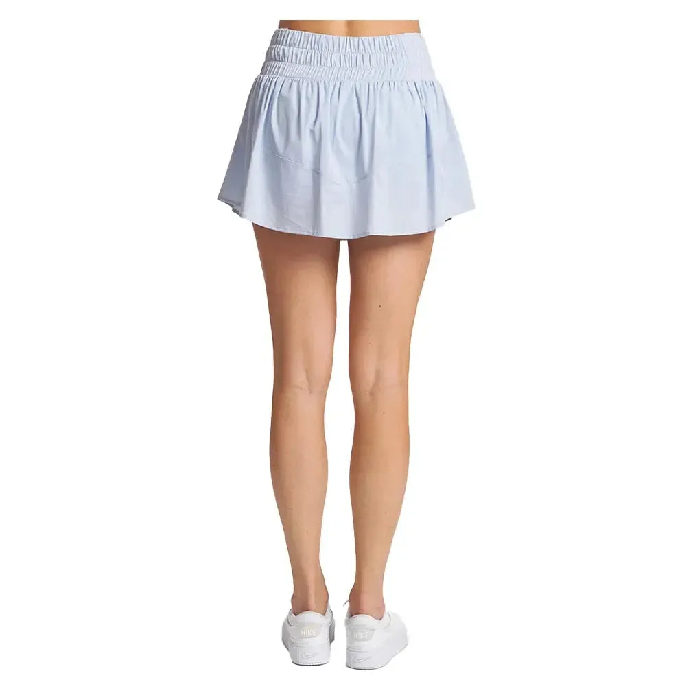Women's Smocked Waist Tiered Tennis Skort