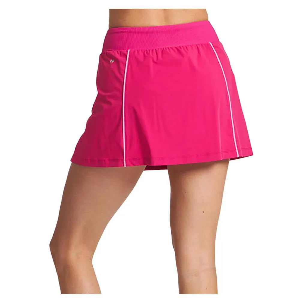 Women's Piped Slit Tennis Skort