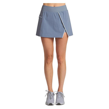 Women's Piped Slit Tennis Skort