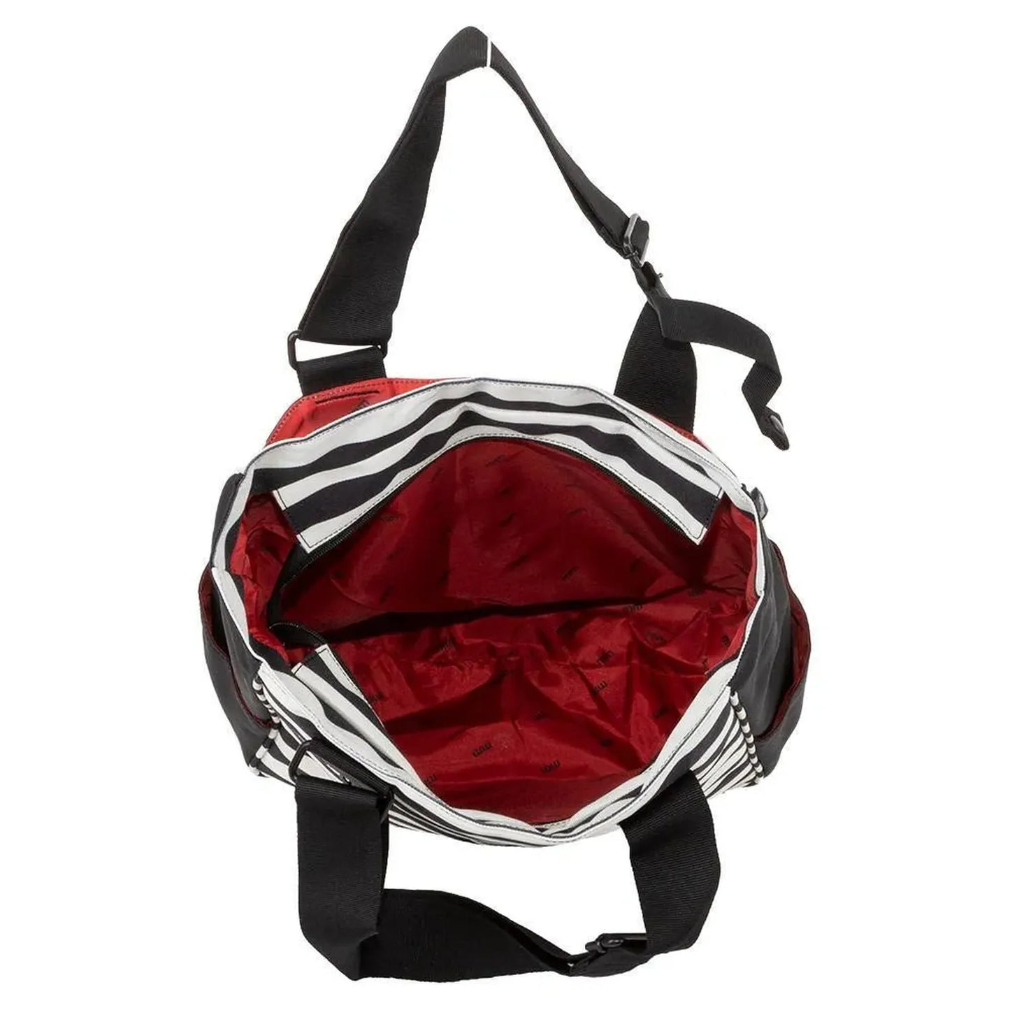 Original Tennis Tote Stripes Black and Coconut