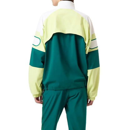 Unisex Center Court Ace Podium Tennis Jacket Rainforest and Shadow Lime