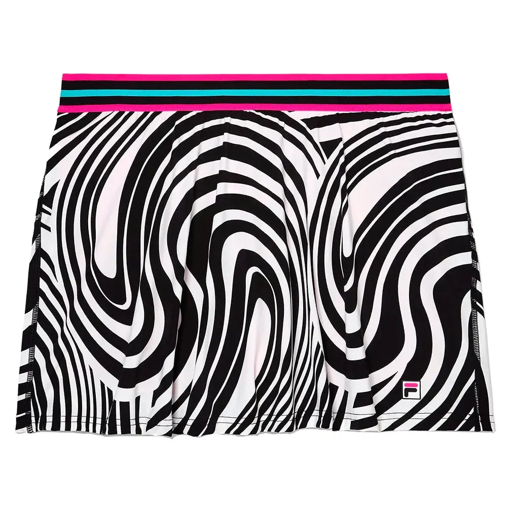 Women's Tie Breaker High Waist Tennis Skort-Apparel-Fila-TW31C982-S23-019-1-Tennis Express