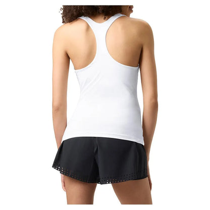 Women's Racerback Tennis Tank White