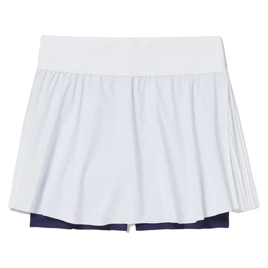 Women's Center Court Swift 13.5 Inch Tennis Skort White and Skyway-Apparel-Fila-TW511112_101-Tennis Express