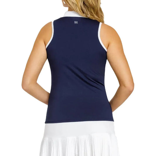 Women's Sakura Tennis Tank Navy Blue